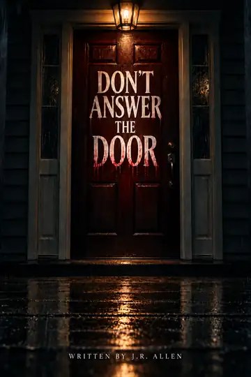 DON’T ANSWER THE DOOR feature screenplay poster by J.R. Allen