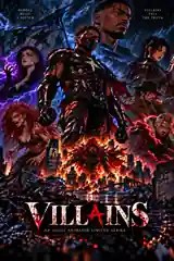 VILLAINS adult animated limited series poster by J.R. Allen